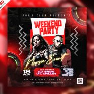 Party Social Media Post PSD Template