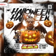 Halloween Night Party Social Media Post PSD