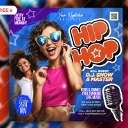 Hip Hop Music Event Post PSD