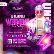 Premium Weekend Club DJ Night Party Post PSD