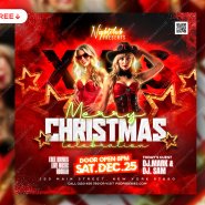 Christmas Celebration Event Post PSD Template