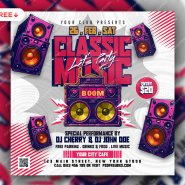 Classic Music Party Post PSD Template